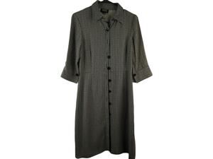 Adrianna Papell Petite button up long sleeve dress